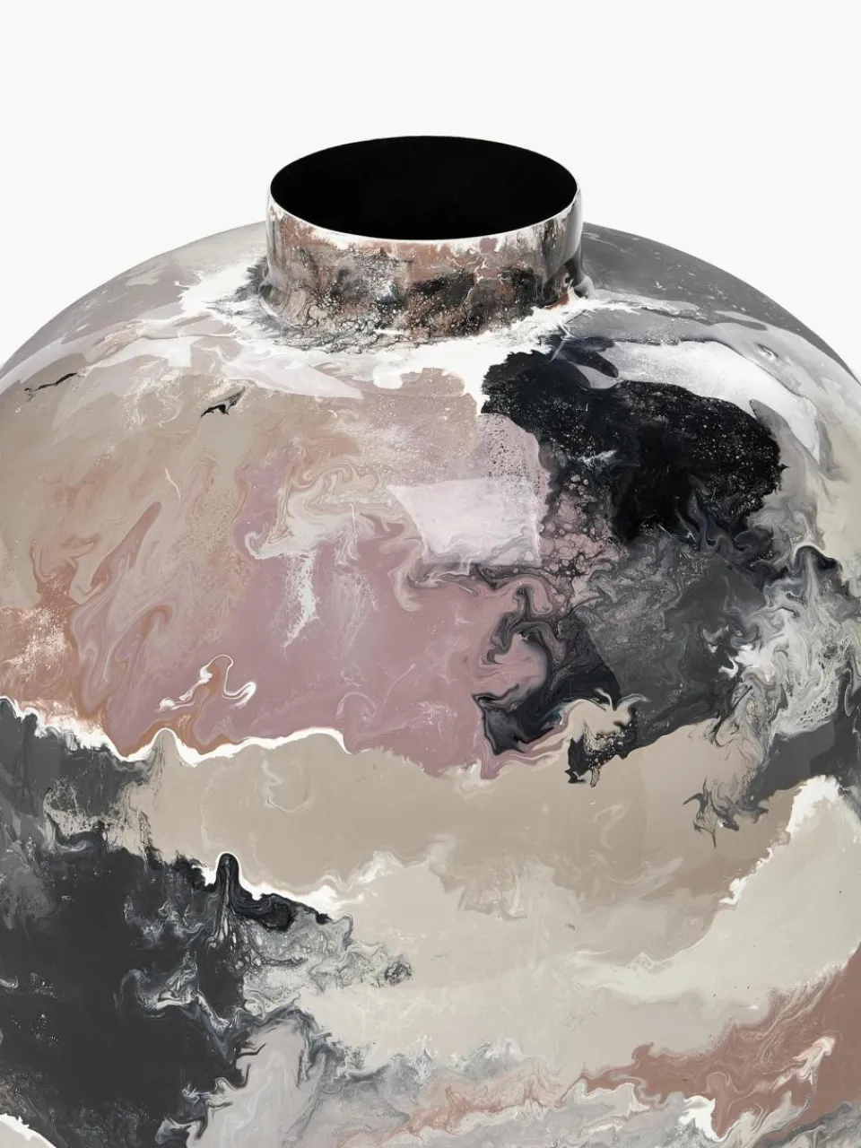 Broste Copenhagen Handbemalte Vase Thyra, H 50 cm