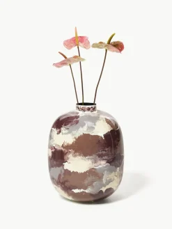 Broste Copenhagen Handbemalte Vase Thyra, H 50 cm