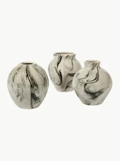 Broste Copenhagen Handbemalte Vasen Ingrid, 3er-Set