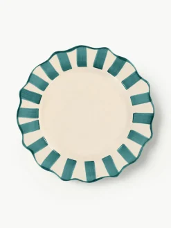 Anna + Nina Handbemalter Speiseteller Pine Scalloped