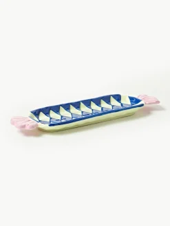 &k amsterdam Handbemaltes Deko-Tablett Goody