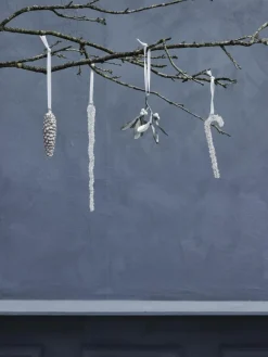 Lene Bjerre Handgefertigte Baumanhänger Cristelle, 3 Stück
