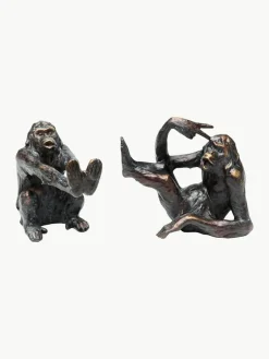 Kare Design Handgefertigte Buchstützen Monkey Kare, 2er-Set