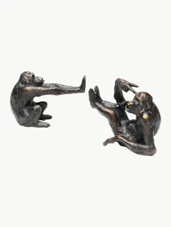 Kare Design Handgefertigte Buchstützen Monkey Kare, 2er-Set