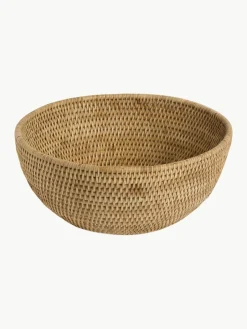 Andrea House Handgefertigte Deko-Schale Güle aus Rattan