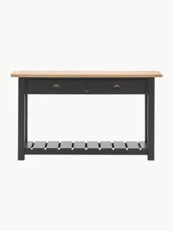 Westwing Handgefertigte Holz-Konsole Eton