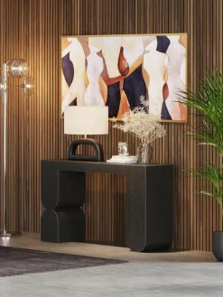Kare Design Handgefertigte Holzkonsole Curve