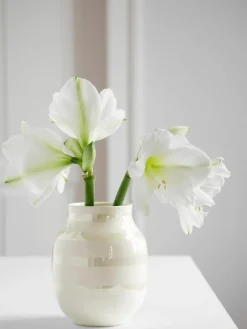 Kähler Handgefertigte Keramik-Vase Omaggio, H 20 cm