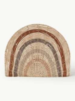 Kinder Oyoy Living Design Handgefertigte LED-Leuchte Rainbow aus Rattan mit Stecker