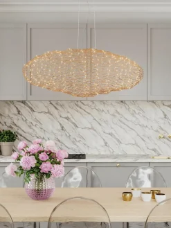 By Rydens Handgefertigte LED-Pendelleuchte Hayden, dimmbar