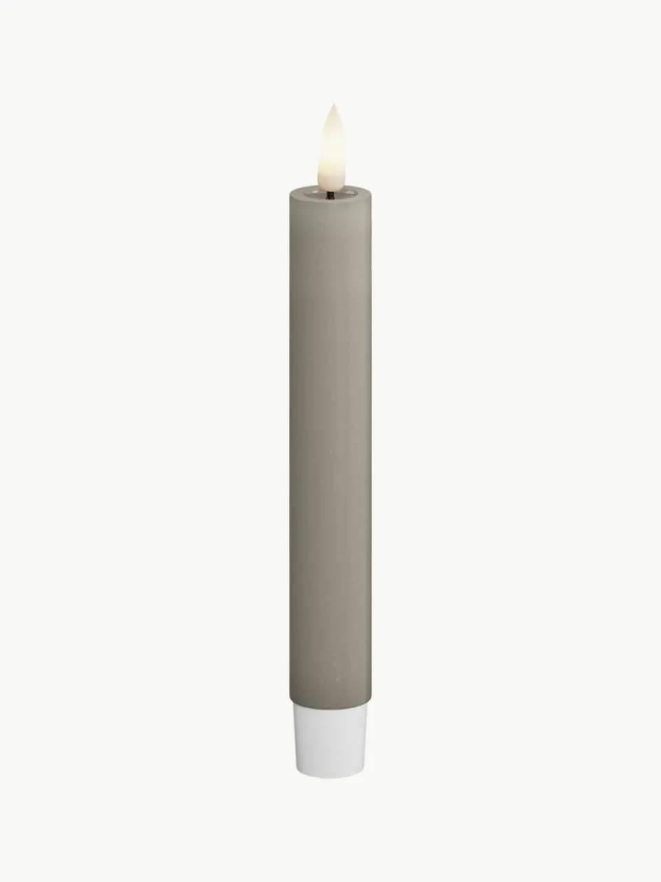 Deluxe Homeart Handgefertigte LED-Stabkerzen Real Flame, H 15 cm, 2 Stück