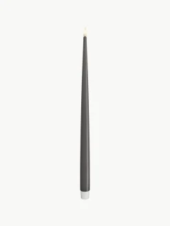 Deluxe Homeart Handgefertigte LED-Stabkerzen Real Flame, H 38 cm, 2 Stück