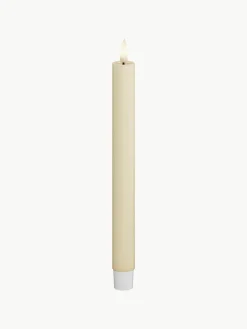 Deluxe Homeart Handgefertigte LED-Stabkerzen Real Flame, H 24 cm, 2 Stück