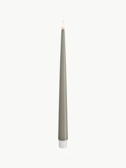 Deluxe Homeart Handgefertigte LED-Stabkerzen Real Flame, H 28 cm, 2 Stück