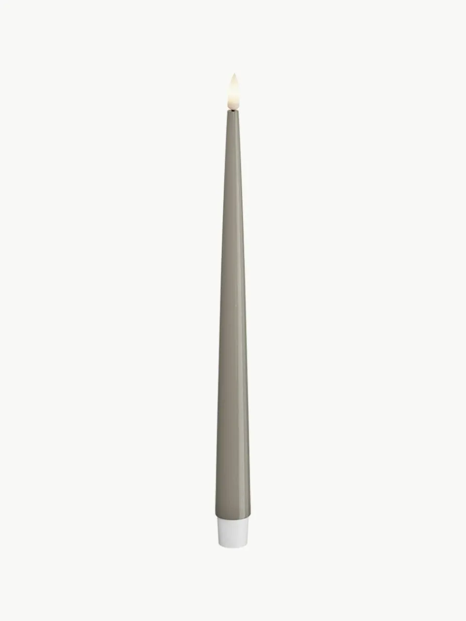 Deluxe Homeart Handgefertigte LED-Stabkerzen Real Flame, H 28 cm, 2 Stück