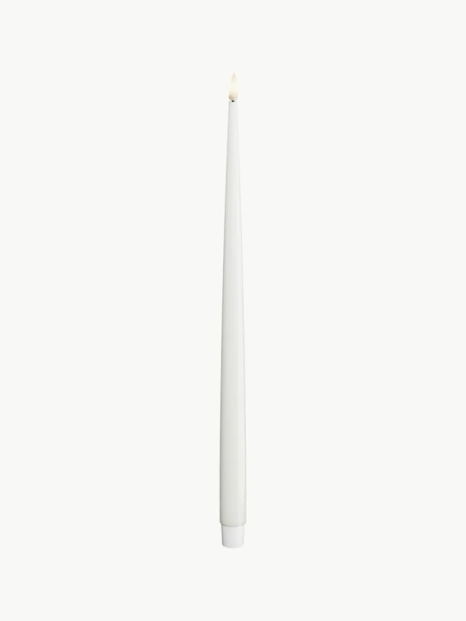 Deluxe Homeart Handgefertigte LED-Stabkerzen Real Flame, H 38 cm, 2 Stück