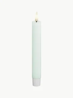 Deluxe Homeart Handgefertigte LED-Stabkerzen Real Flame, H 15 cm, 2 Stück