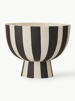 Oyoy Living Design Handgefertigte Obstschale Toppu, H 10 cm