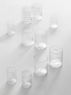 Ichendorf Handgefertigte Schnapsgläser Deco' Clear, 6er-Set