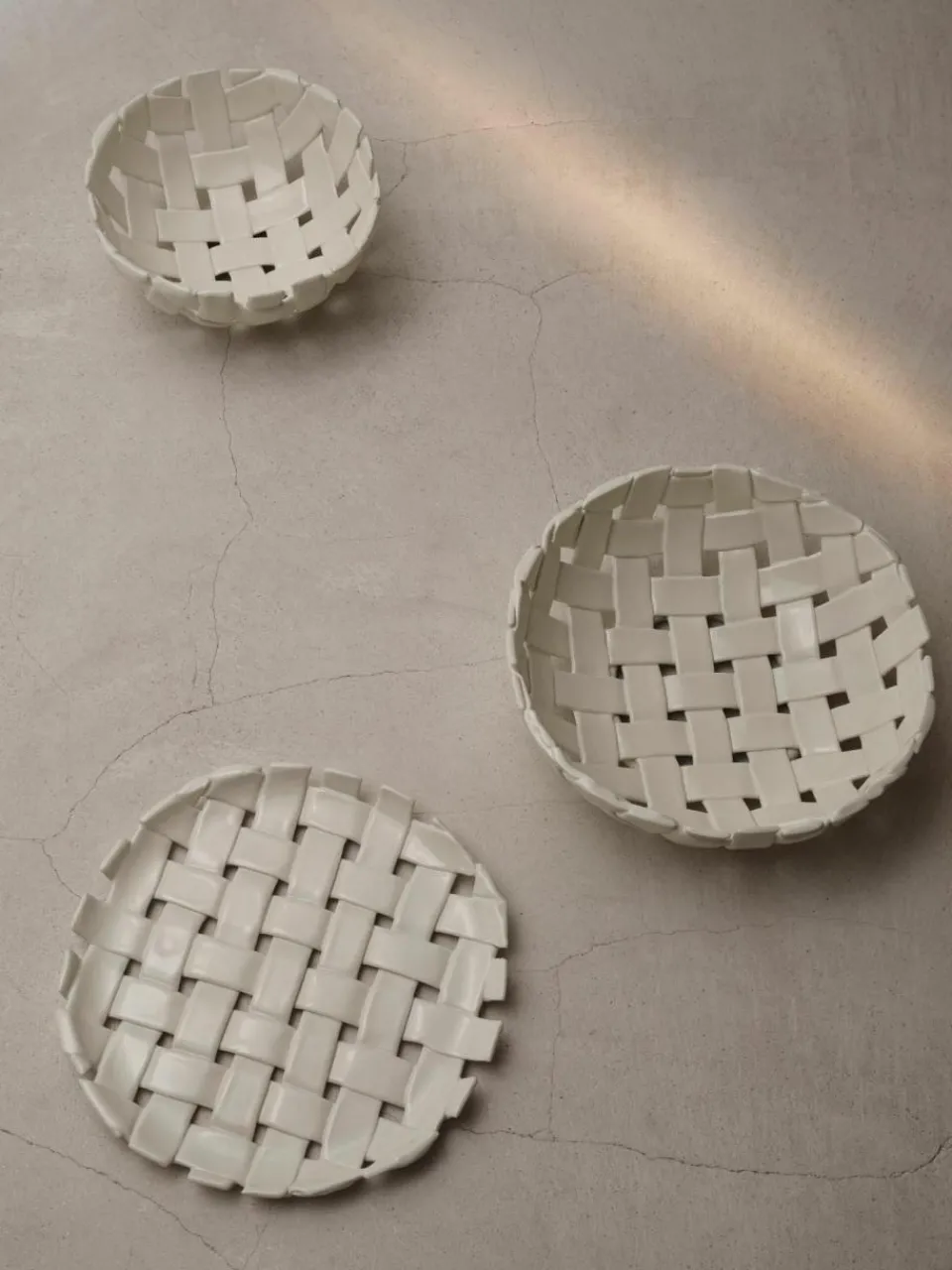 ferm LIVING Handgefertigte Schüssel Plait