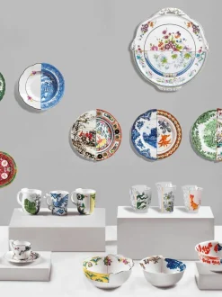 Seletti Handgefertigte Suppenschale Hybrid, 2 Stück