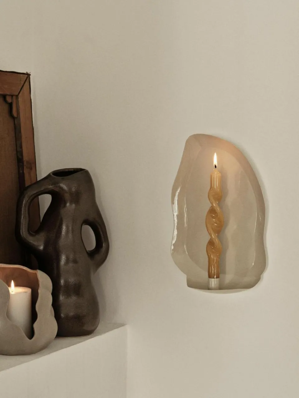 Broste Copenhagen Handgefertigte Vase Isolde, H 35 cm