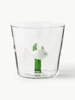 Ichendorf Handgefertigte Wassergläser Marine Garden, 6er-Set