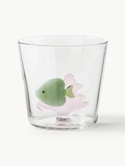Ichendorf Handgefertigte Wassergläser Marine Garden, 6er-Set