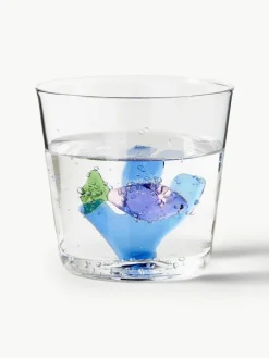 Ichendorf Handgefertigte Wassergläser Marine Garden, 6er-Set