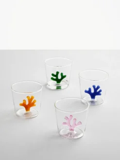Ichendorf Handgefertigte Wassergläser Coral Reef, 6er-Set