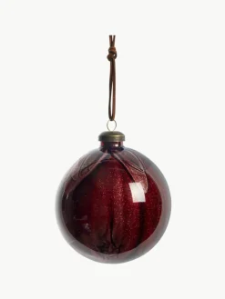 Lene Bjerre Handgefertigte Weihnachtskugeln Nosille, 12 Stück, verschiedene Größen