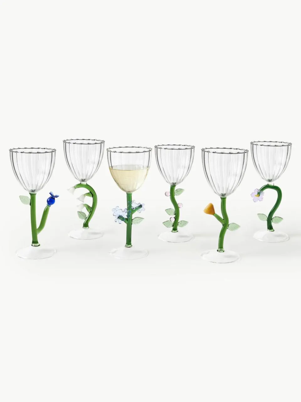 Ichendorf Handgefertigte Weingläser Botanica, 6er-Set
