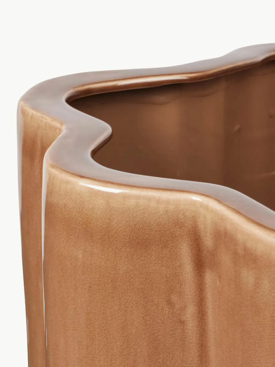 Broste Copenhagen Handgefertigter Übertopf Sonja, H 36 cm