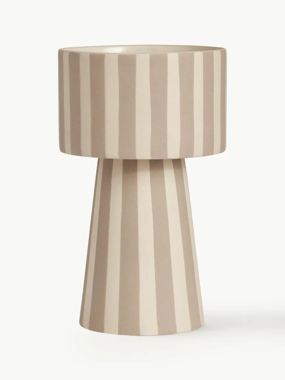 Oyoy Living Design Handgefertigter Übertopf Toppu, H 24 cm