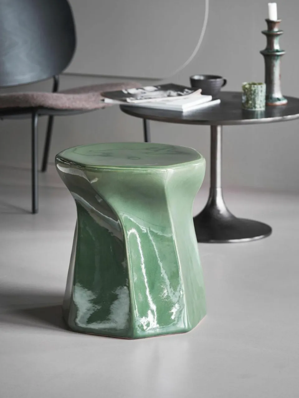 House Doctor Handgefertigter Hocker Modern
