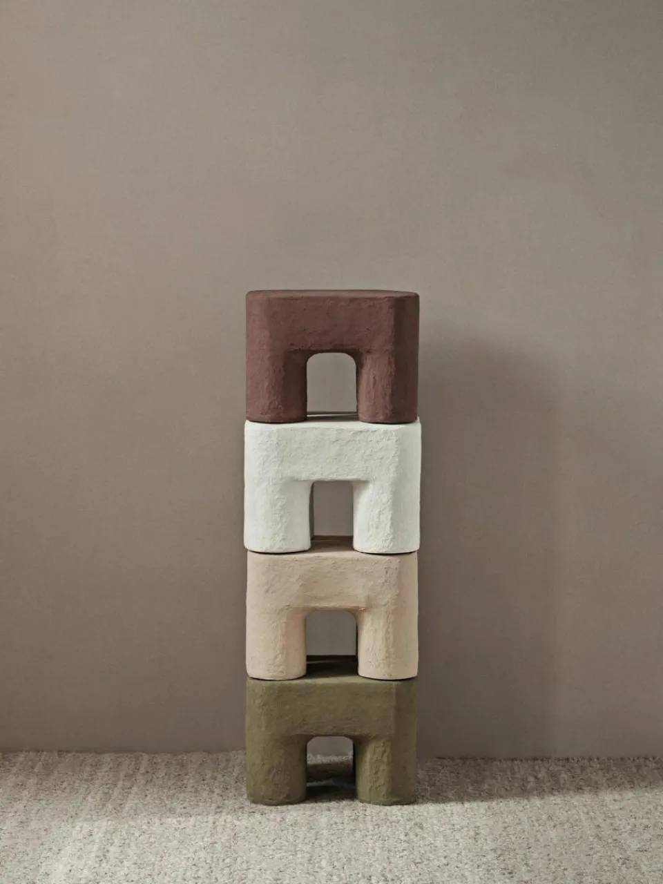 Kinder ferm LIVING Kids Handgefertigter Kinderhocker Podo