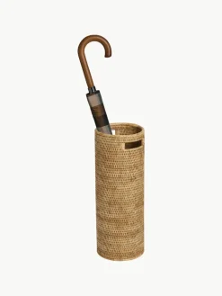 Andrea House Handgefertigter Regenschirmständer Güle aus Rattan