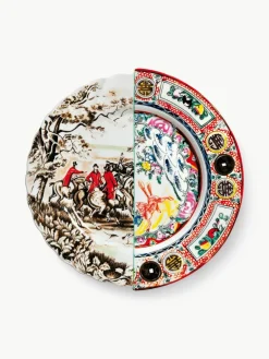 Seletti Handgefertigter Speiseteller Hybrid, 2 Stück