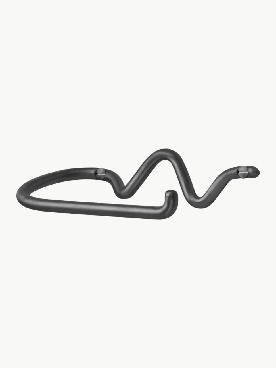 ferm LIVING Handgefertigter Wand-Toilettenpapierhalter Curvature aus Metall