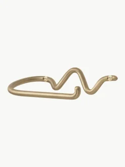 ferm LIVING Handgefertigter Wand-Toilettenpapierhalter Curvature aus Metall