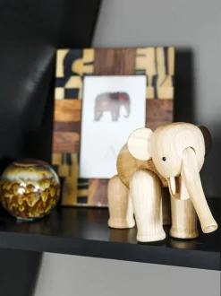 Kinder Kay Bojesen Handgefertigtes Deko-Objekt Elephant aus Eichenholz