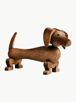 Kinder Kay Bojesen Handgefertigtes Deko-Objekt Dog aus Walnussholz
