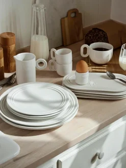 Broste Copenhagen Handgefertigtes Frühstücks-Set Stevns, 4 Personen (12-tlg.)