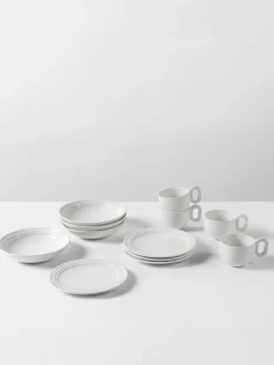 Broste Copenhagen Handgefertigtes Frühstücks-Set Stevns, 4 Personen (12-tlg.)