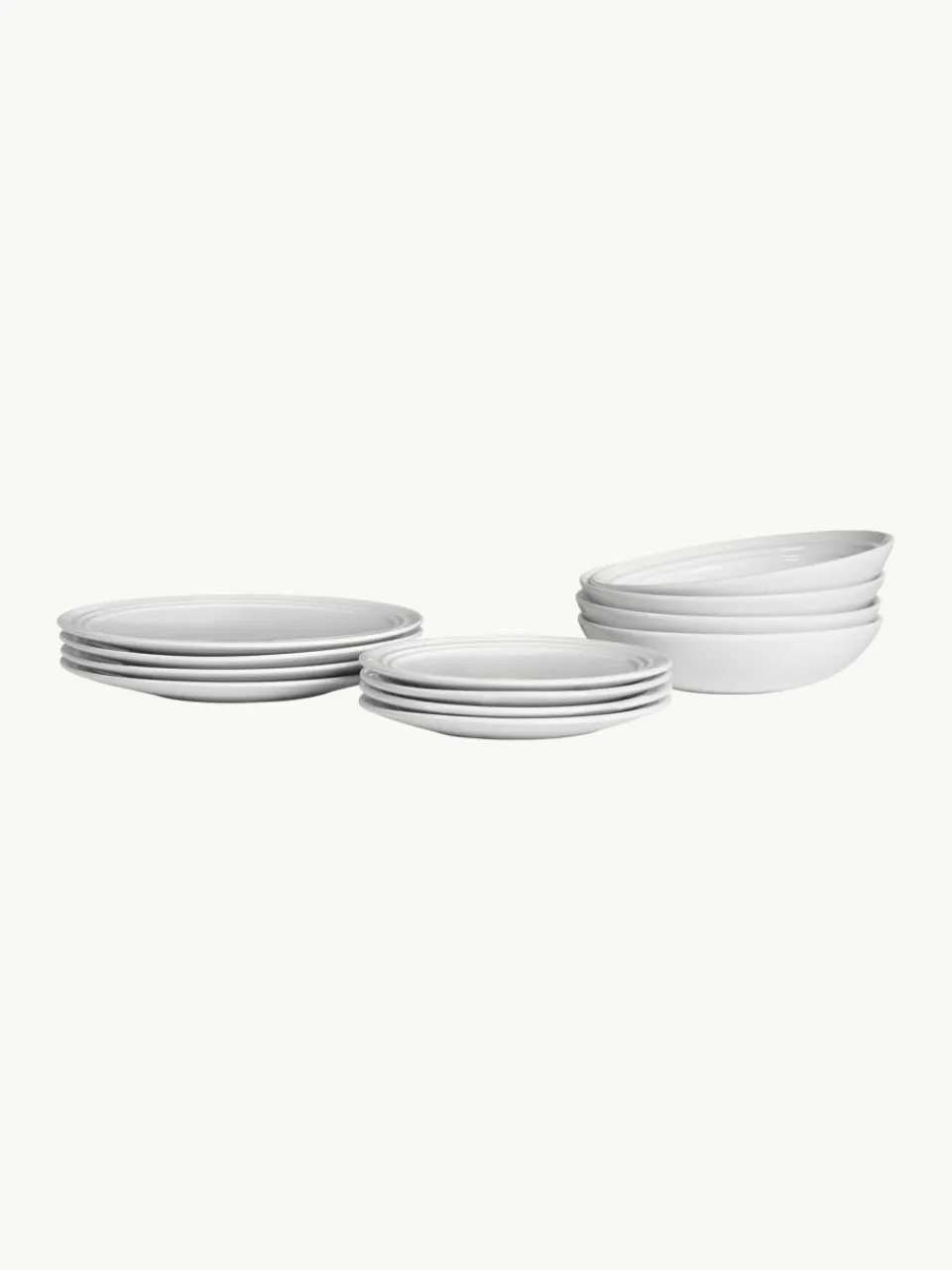 Broste Copenhagen Handgefertigtes Geschirr-Set Stevns, 4 Personen (12-tlg.)