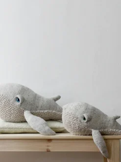 Kinder BigStuffed Handgefertigtes Kuschelkissen Whale