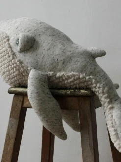 Kinder BigStuffed Handgefertigtes Kuschelkissen Whale