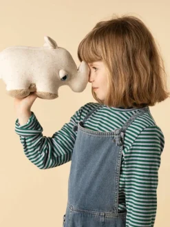 Kinder BigStuffed Handgefertigtes Kuschelkissen Savanah Rhino