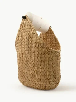 House Doctor Handgeflochtener Aufbewahrungskorb Pape mit Toilettenpapierhalter