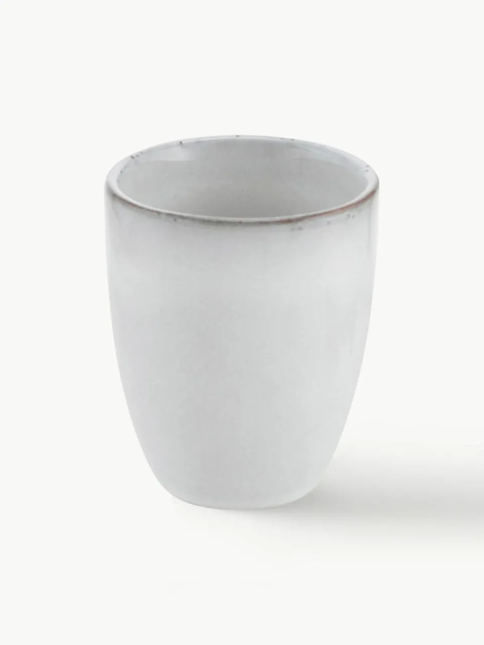 Broste Copenhagen Handgemachte Espressobecher Nordic Sand, 6 Stück